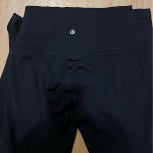 Lululemon align black leggings 25” size 6